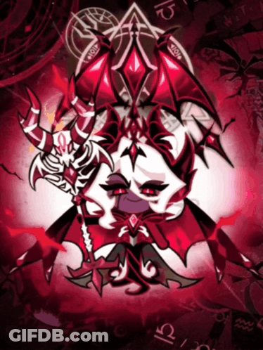 Demon Drawing With Letter U GIF