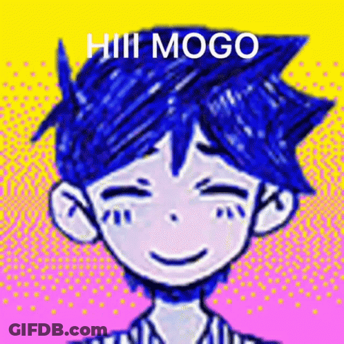 Demon Holding Horned Mask Saying Demon Time GIF
