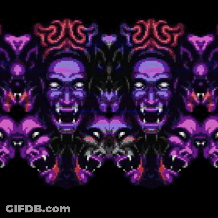 Demon Many Faces GIF