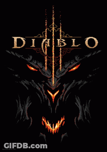 Demon Pixel Art Diablo GIF