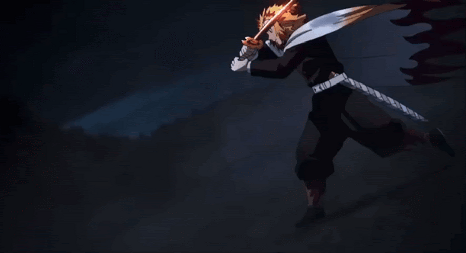 Demon Slayer Akaza Vs. Rengoku GIF
