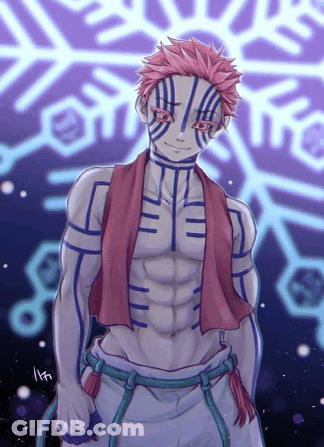 Demon Slayer Antagonist Akaza GIF