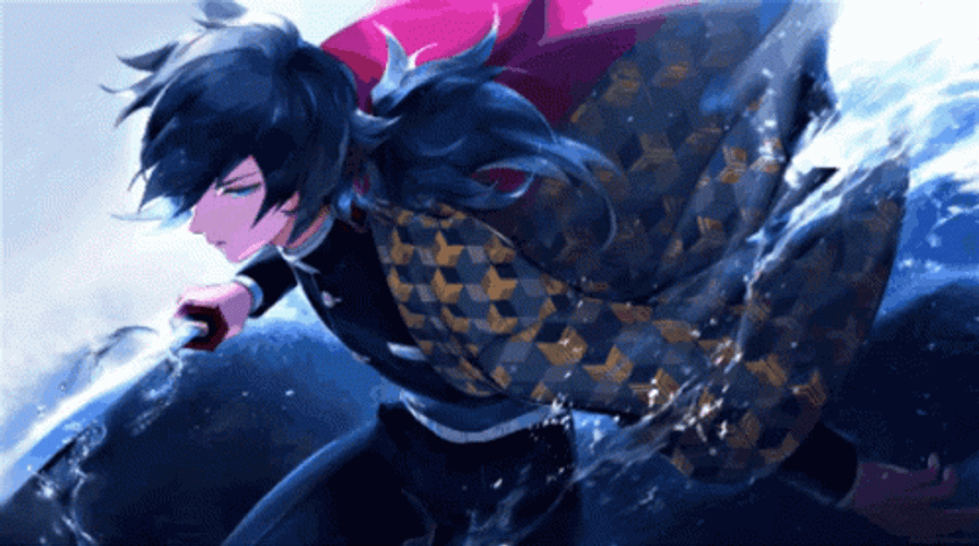 Demon Slayer Giyu Animation GIF