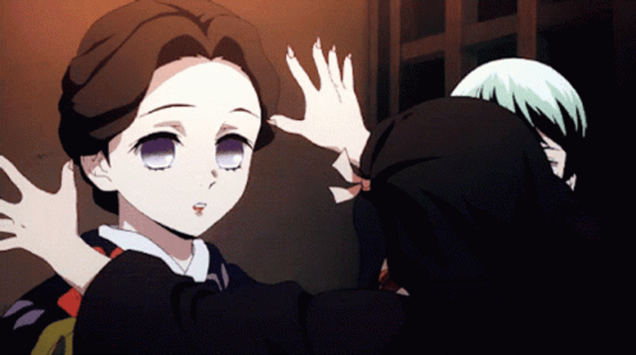 Demon Slayer Nezuko Hugging Tamayo GIF