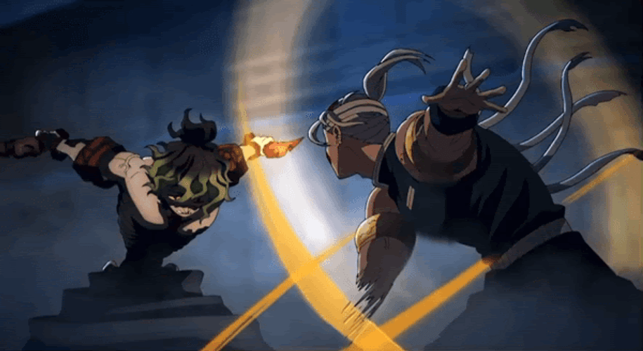 Demon Slayer Tengen Vs. Gyutaro GIF