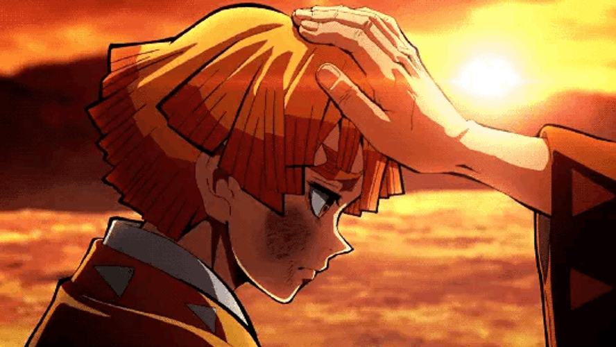 Demon Slayer Zenitsu And Kuwajima GIF