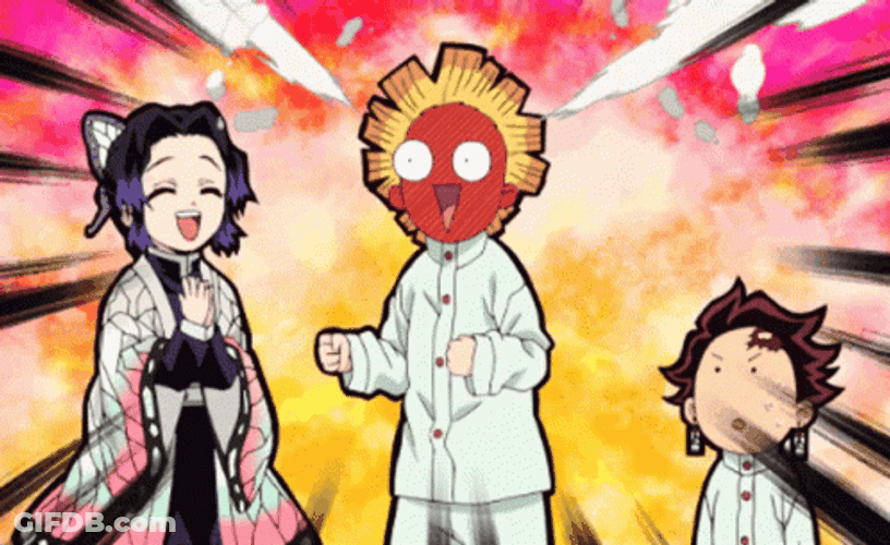 Demon Slayer Zenitsu Red Blushing GIF