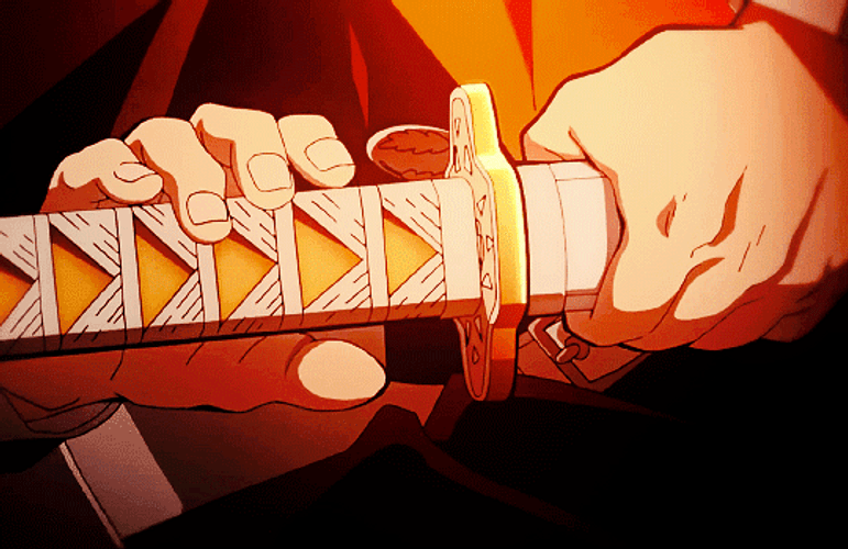 Demon Slayer Zenitsu's Sword GIF