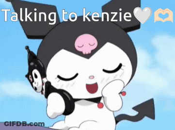 Demon Talking On Cell Phone GIF