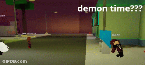 Demon Time Video Game Screenshot GIF