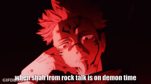 Demon When Shah From Rock Talk Is On Demon Time GIF