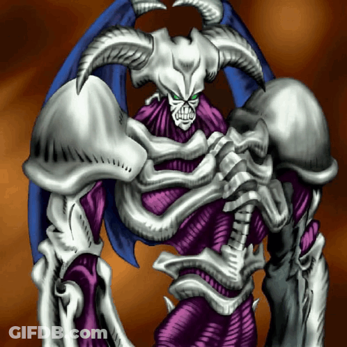 Demon With Horns And Armor GIF