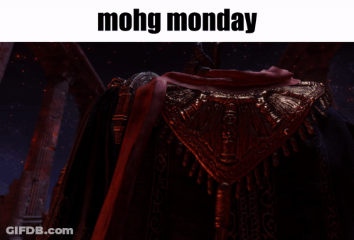 Demon With Mohg Monday Text GIF