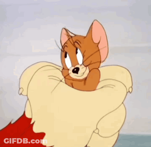Demure Bashful Jerry The Mouse GIF
