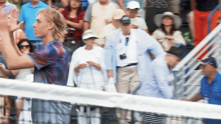 Denis Shapovalov Clapping GIF