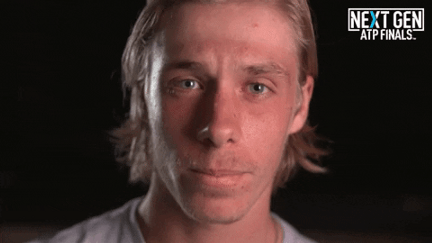 Denis Shapovalov Fixing His Hair GIF
