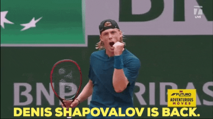 Denis Shapovalov Is Back GIF