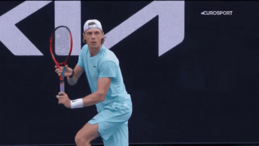 Denis Shapovalov Powerful Shot GIF