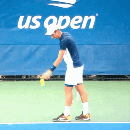 Denis Shapovalov Serving GIF
