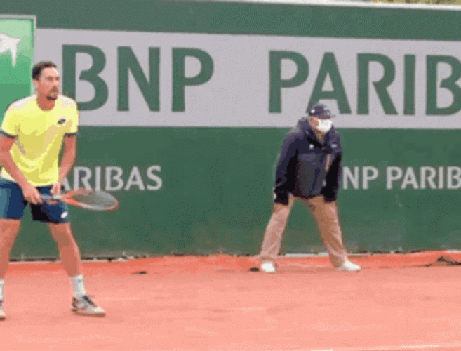 Denis Shapovalov Very Powerful Shot GIF