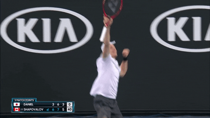 Denis Shapovalov Victory GIF