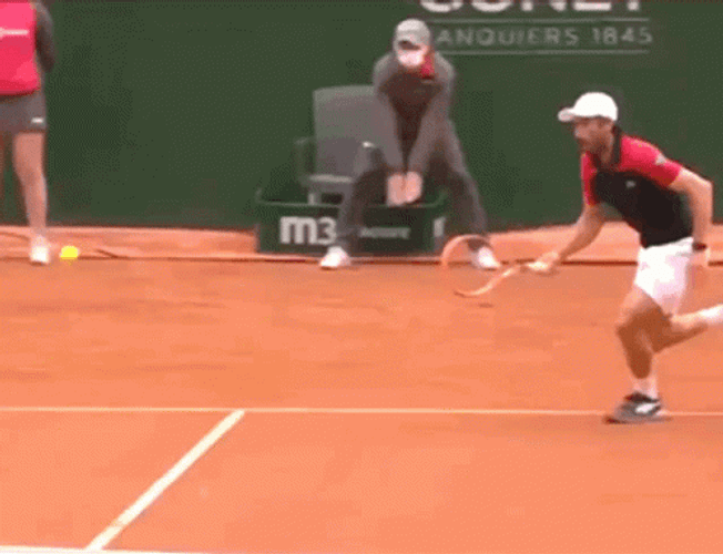 Denis Shapovalov Winning A Point GIF