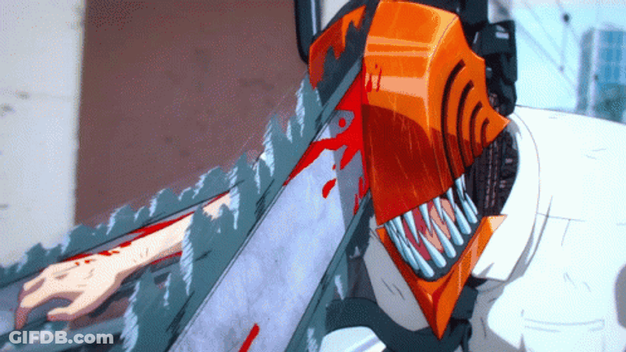 Denji Chainsaw Got Angry GIF