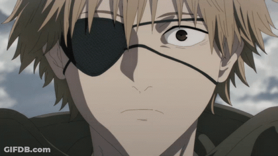 Denji Cigarette Tongue GIF