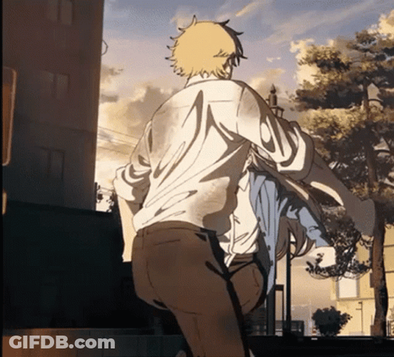 Denji Dances With Someone GIF