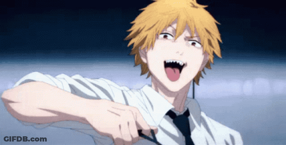 Denji Tongue Out GIF
