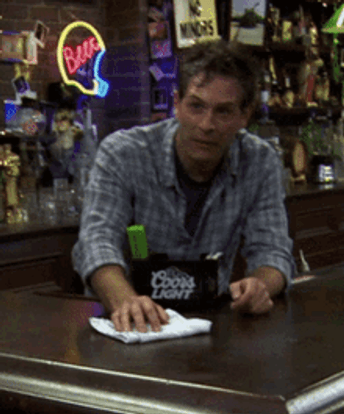 Dennis Reynolds Saying Alright Alright Alright GIF