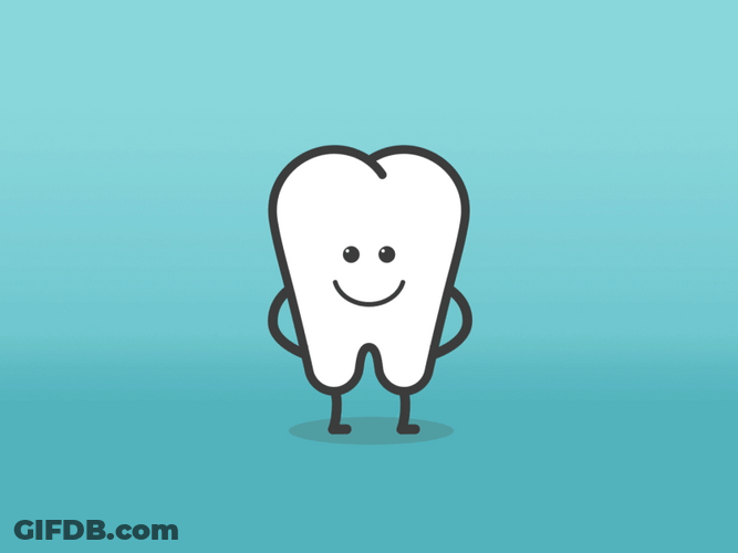 Dentist Sparkly Happy Smiling Teeth Yay GIF