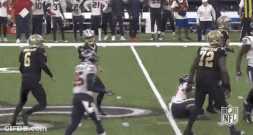 Denver Broncos Celebrating Touchdown Against Bills GIF