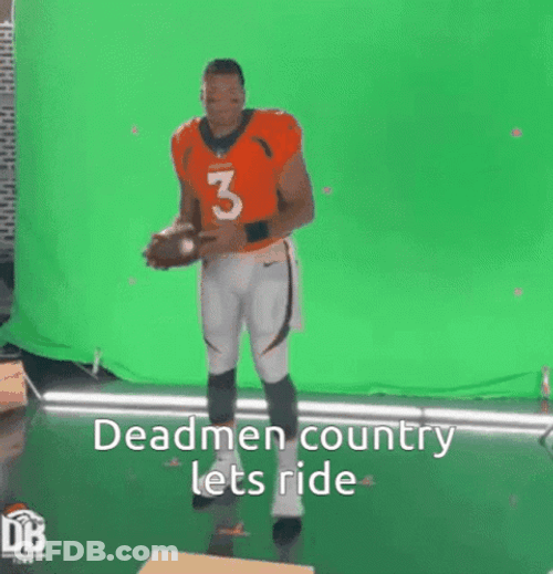 Denver Broncos Russell Wilson Deadmen Country GIF