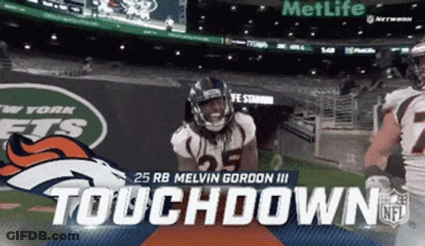 Denver Broncos Touchdown Football Dance GIF