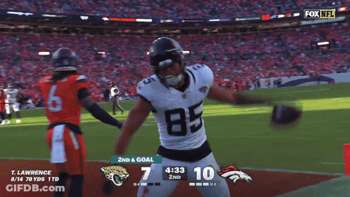 Denver Broncos Vs Jaguars Football Game GIF