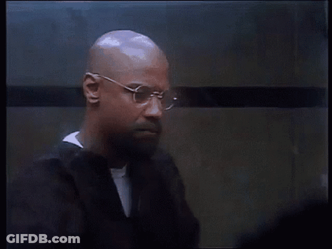 Denzel Washington Annoyed Walking Out GIF