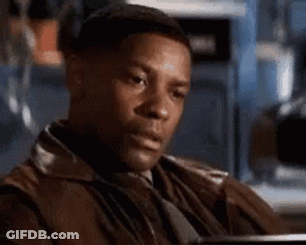Denzel Washington Feeling Relieved GIF