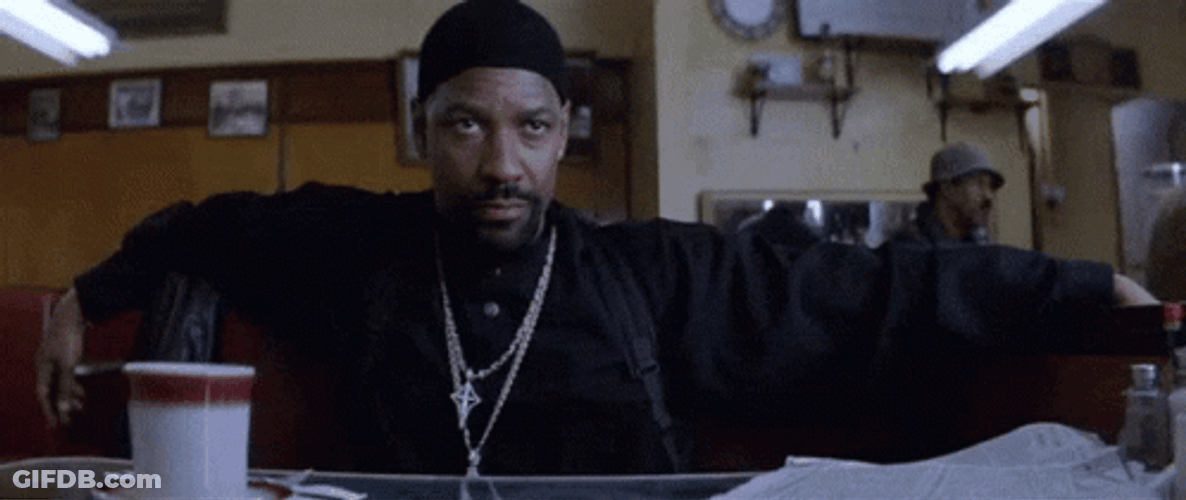 Denzel Washington Fierce Eyes GIF