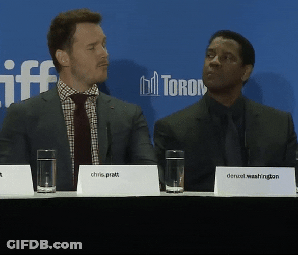 Denzel Washington Flight Chris Pratt GIF
