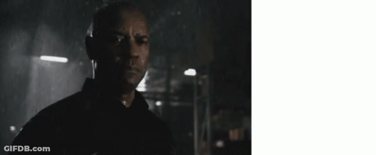 Denzel Washington Flight Raining GIF