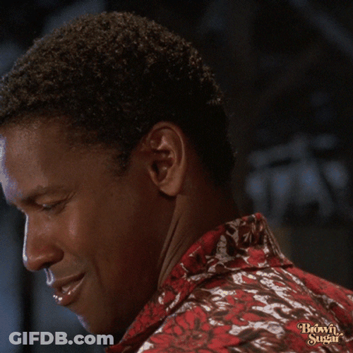 Denzel Washington Flirty Side Eye GIF