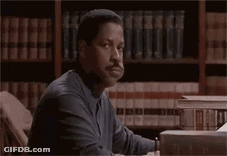 Denzel Washington Intense Look GIF