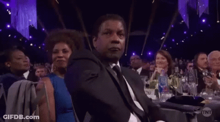 Denzel Washington Nervous Facial Expression GIF
