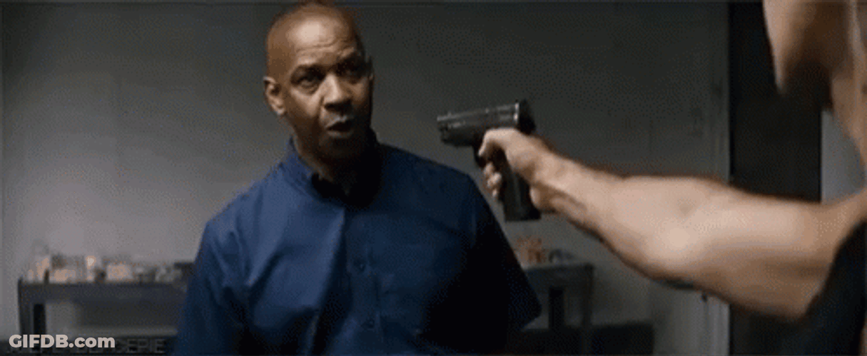 Denzel Washington Robert McCall The Equalizer GIF