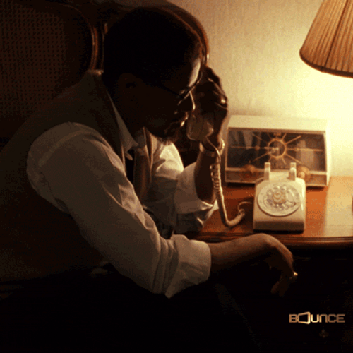 Denzel Washington Slamming Phone GIF