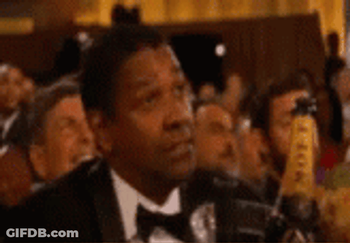 Denzel Washington Smirk Awards Night GIF