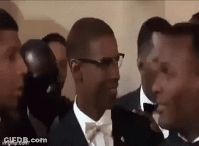 Denzel Washington Tuxedo Suit Big Grin GIF