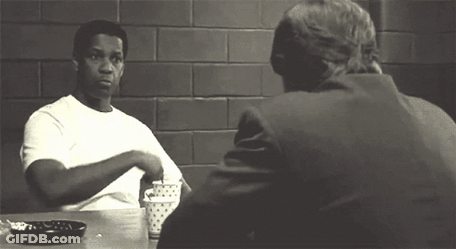 Denzel Washington Unicolored Prison Investigation GIF