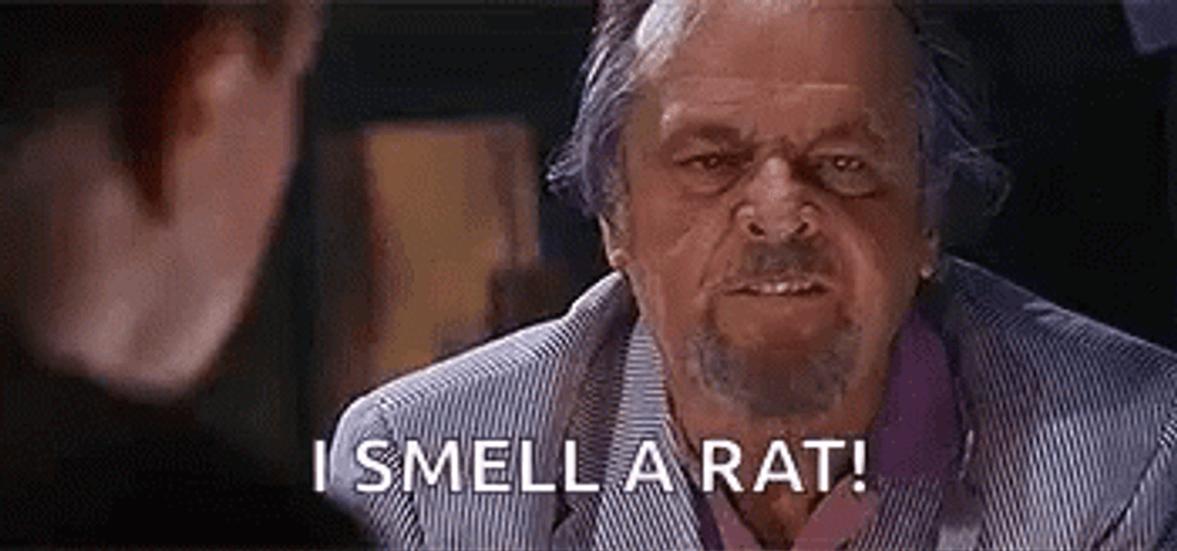 Departed Jack Nicholson Iconic I Smell Rat GIF